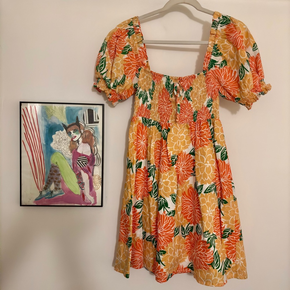 Floral Off-Shoulder Dress by Faithfull the Brand
